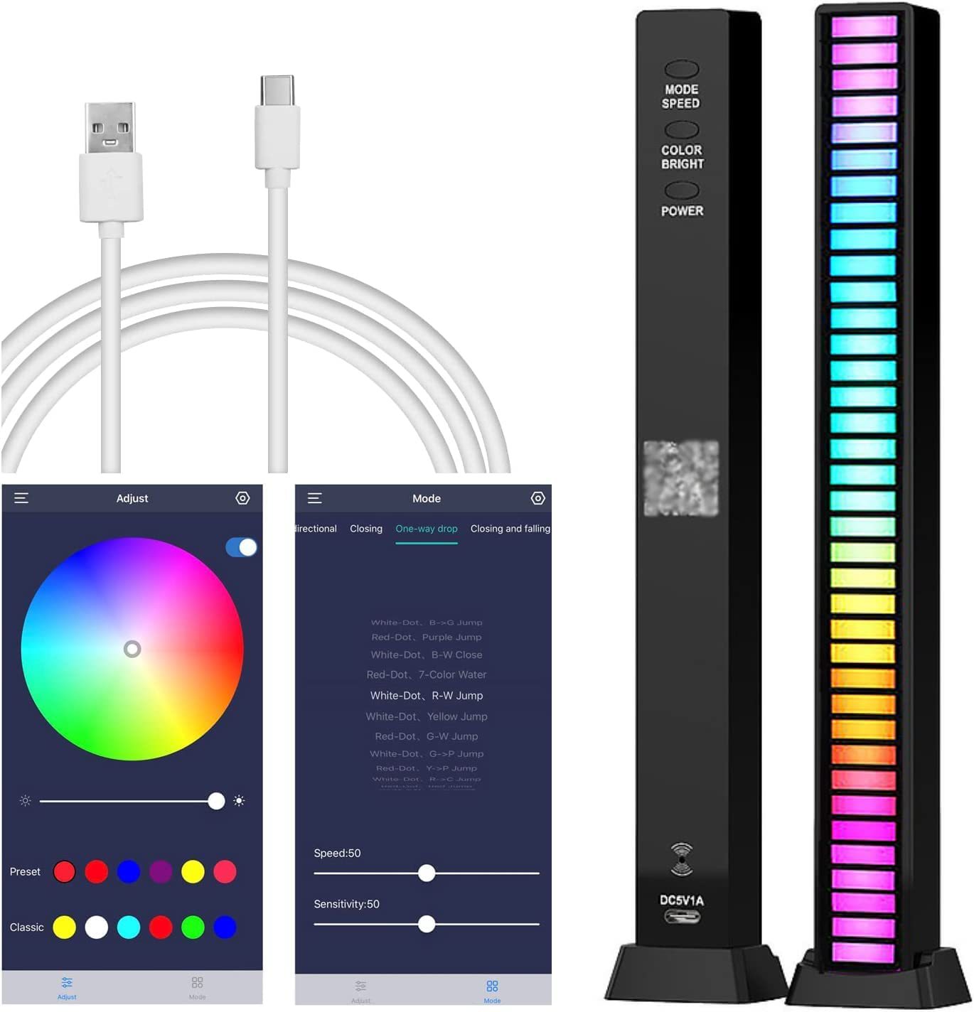Synced RGB LED Ambient Light | Control with Music on Desktop & Car ...